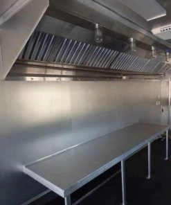 Concession Trailer 8.5'x41' Silver Frost- Enclosed Gooseneck (With Appliances) -Cheap Concession Trailers Shop p1040133 1