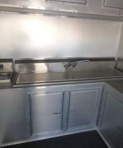 Concession Trailer 8.5'x41' Silver Frost- Enclosed Gooseneck (With Appliances) -Cheap Concession Trailers Shop p1040134 1