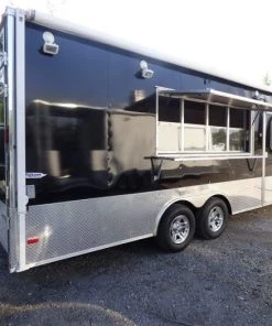 Concession Trailer 8.5'x22' Black - Event Food Kitchen Restroom -Cheap Concession Trailers Shop p1040195