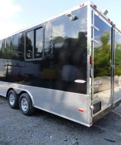 Concession Trailer 8.5'x22' Black - Event Food Kitchen Restroom -Cheap Concession Trailers Shop p1040197