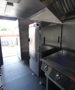 Concession Trailer 8.5'x41' Silver Frost- Enclosed Gooseneck (With Appliances) -Cheap Concession Trailers Shop p1040314