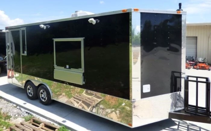 8.5' x 20' Black Catering Event Concession Food Trailer 18 8.5' x 20' Black Catering Event Concession Food Trailer - Image 18