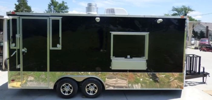 8.5' x 20' Black Catering Event Concession Food Trailer 27 8.5' x 20' Black Catering Event Concession Food Trailer - Image 27
