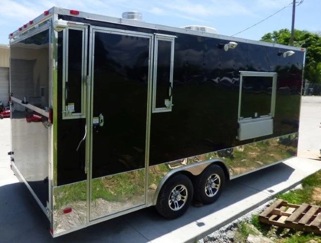 8.5' x 20' Black Catering Event Concession Food Trailer 29 8.5' x 20' Black Catering Event Concession Food Trailer - Image 29