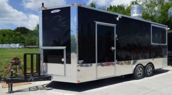 8.5' x 20' Black Catering Event Concession Food Trailer 26 8.5' x 20' Black Catering Event Concession Food Trailer - Image 26