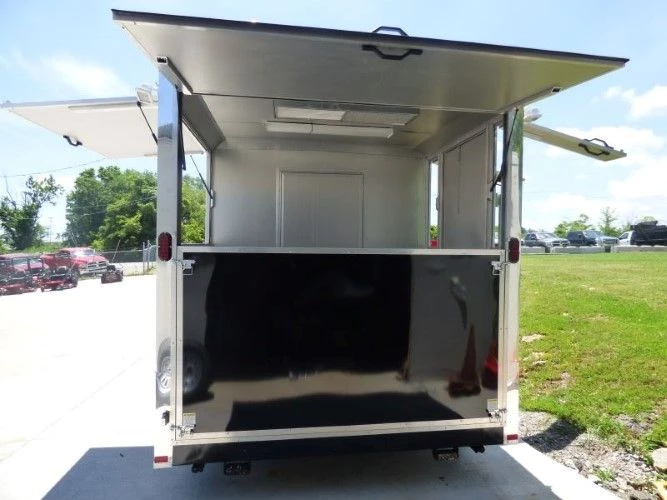 8.5' x 20' Black Catering Event Concession Food Trailer 24 8.5' x 20' Black Catering Event Concession Food Trailer - Image 24