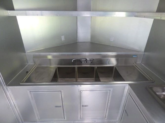 8.5' x 20' Black Catering Event Concession Food Trailer 32 8.5' x 20' Black Catering Event Concession Food Trailer - Image 32