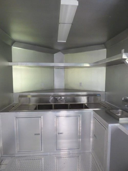 8.5' x 20' Black Catering Event Concession Food Trailer 28 8.5' x 20' Black Catering Event Concession Food Trailer - Image 28