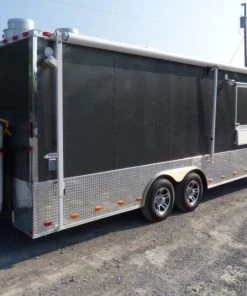 Concession Trailer Charcoal Gray 8.5' x 24' Catering Event Food Trailer 36 Concession Trailer Charcoal Gray 8.5' x 24' Catering Event Food Trailer -Cheap Concession Trailers Shop p1050363