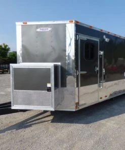 Concession Trailer Charcoal Gray 8.5' x 24' Catering Event Food Trailer 47 Concession Trailer Charcoal Gray 8.5' x 24' Catering Event Food Trailer -Cheap Concession Trailers Shop p1050371