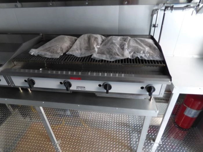 Concession Trailer Charcoal Gray 8.5' x 24' Catering Event Food Trailer 14 Concession Trailer Charcoal Gray 8.5' x 24' Catering Event Food Trailer - Image 14