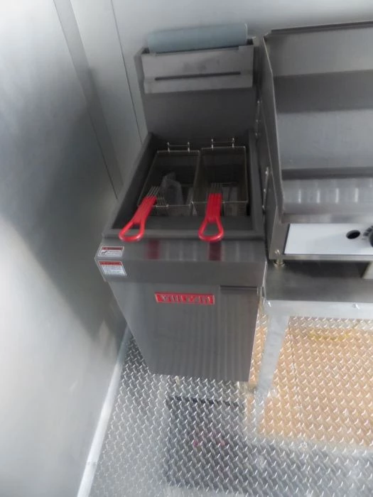 Concession Trailer Charcoal Gray 8.5' x 24' Catering Event Food Trailer 3 Concession Trailer Charcoal Gray 8.5' x 24' Catering Event Food Trailer - Image 3