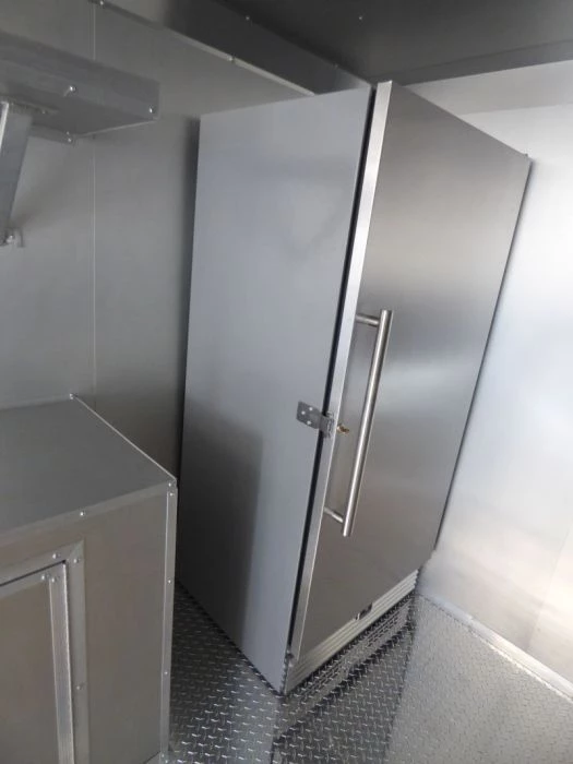 Concession Trailer Charcoal Gray 8.5' x 24' Catering Event Food Trailer 6 Concession Trailer Charcoal Gray 8.5' x 24' Catering Event Food Trailer - Image 6