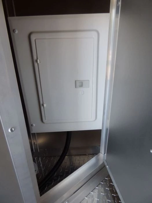 Concession Trailer Charcoal Gray 8.5' x 24' Catering Event Food Trailer 4 Concession Trailer Charcoal Gray 8.5' x 24' Catering Event Food Trailer - Image 4