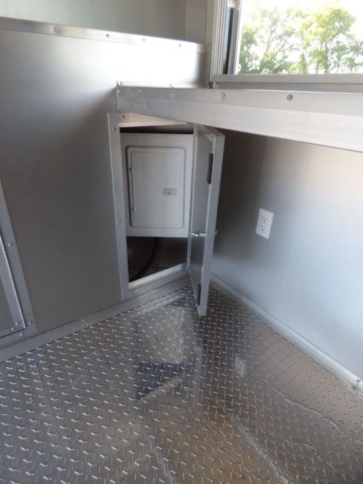 Concession Trailer Charcoal Gray 8.5' x 24' Catering Event Food Trailer 10 Concession Trailer Charcoal Gray 8.5' x 24' Catering Event Food Trailer - Image 10