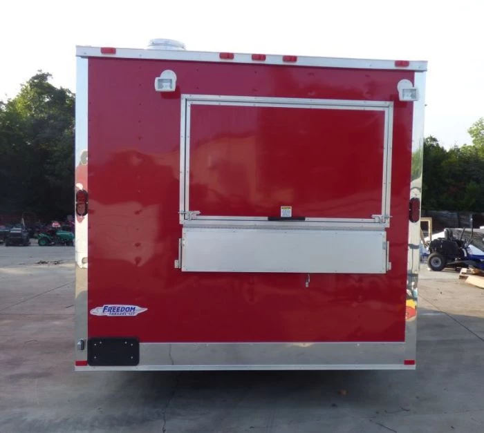 Concession Trailer Red 8.5' x 16' Catering Event Food Trailer 18 Concession Trailer Red 8.5' x 16' Catering Event Food Trailer - Image 18