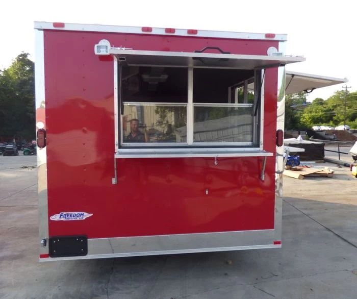 Concession Trailer Red 8.5' x 16' Catering Event Food Trailer 26 Concession Trailer Red 8.5' x 16' Catering Event Food Trailer - Image 26