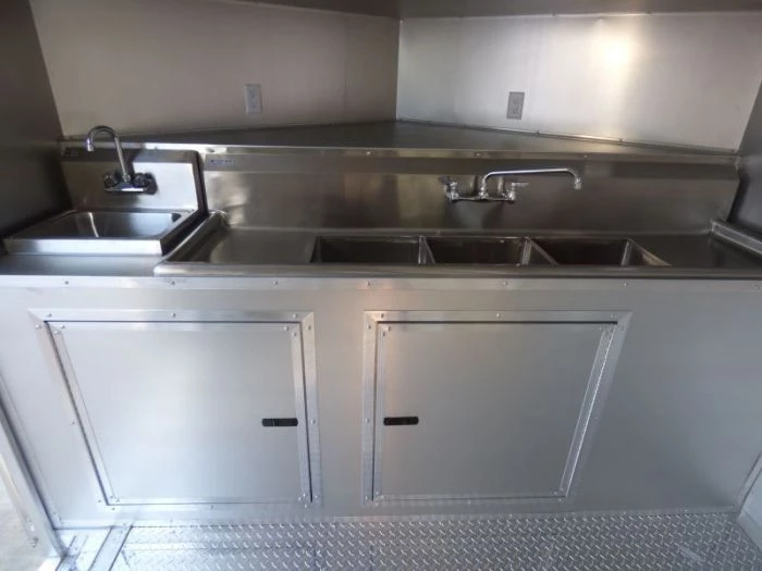 Concession Trailer Red 8.5' x 16' Catering Event Food Trailer 24 Concession Trailer Red 8.5' x 16' Catering Event Food Trailer - Image 24