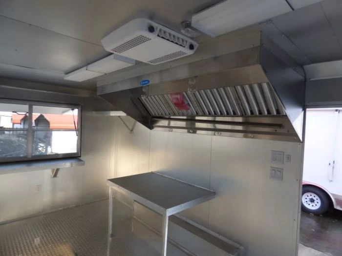 Concession Trailer Red 8.5' x 16' Catering Event Food Trailer 11 Concession Trailer Red 8.5' x 16' Catering Event Food Trailer - Image 11