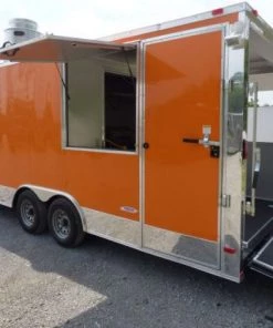 Concession Trailer Orange 8.5' x 24' BBQ Catering Food Trailer -Cheap Concession Trailers Shop p1050576