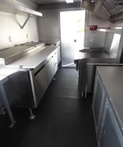 Concession Trailer Orange 8.5' x 24' BBQ Catering Food Trailer -Cheap Concession Trailers Shop p1050587