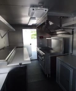 Concession Trailer Orange 8.5' x 24' BBQ Catering Food Trailer -Cheap Concession Trailers Shop p1050588