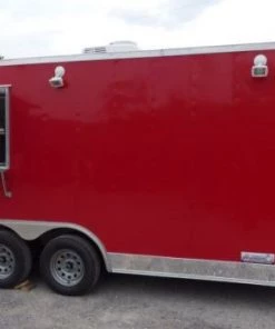 Concession Trailer Red 8.5' x 16' Catering Event Food Trailer & Appliances -Cheap Concession Trailers Shop p1050621