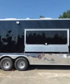 Concession Trailer Black 8.5X20 Catering Event Food Trailer -Cheap Concession Trailers Shop p1050916