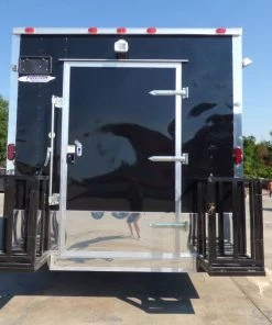 Concession Trailer Black 8.5X20 Catering Event Food Trailer -Cheap Concession Trailers Shop p1050918