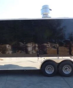 Concession Trailer Black 8.5X20 Catering Event Food Trailer -Cheap Concession Trailers Shop p1050920