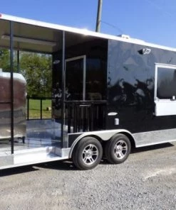 Concession Trailer Black 8.5' x 20' BBQ Smoker Event Catering Trailer 34 Concession Trailer Black 8.5' x 20' BBQ Smoker Event Catering Trailer -Cheap Concession Trailers Shop p1060874