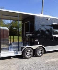 Concession Trailer Black 8.5' x 20' BBQ Smoker Event Catering Trailer 43 Concession Trailer Black 8.5' x 20' BBQ Smoker Event Catering Trailer -Cheap Concession Trailers Shop p1060877