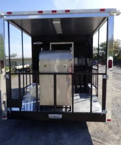 Concession Trailer Black 8.5' x 20' BBQ Smoker Event Catering Trailer 48 Concession Trailer Black 8.5' x 20' BBQ Smoker Event Catering Trailer -Cheap Concession Trailers Shop p1060878