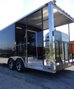 Concession Trailer Black 8.5' x 20' BBQ Smoker Event Catering Trailer 28 Concession Trailer Black 8.5' x 20' BBQ Smoker Event Catering Trailer -Cheap Concession Trailers Shop p1060879