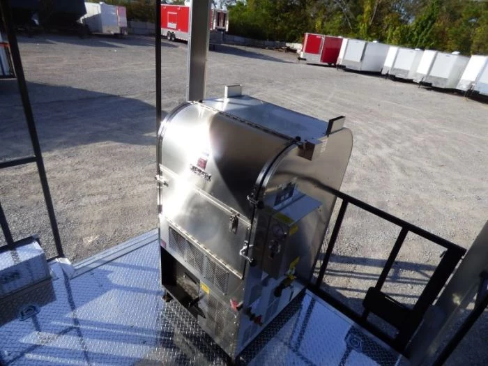 Concession Trailer Black 8.5' x 20' BBQ Smoker Event Catering Trailer 2 Concession Trailer Black 8.5' x 20' BBQ Smoker Event Catering Trailer - Image 2