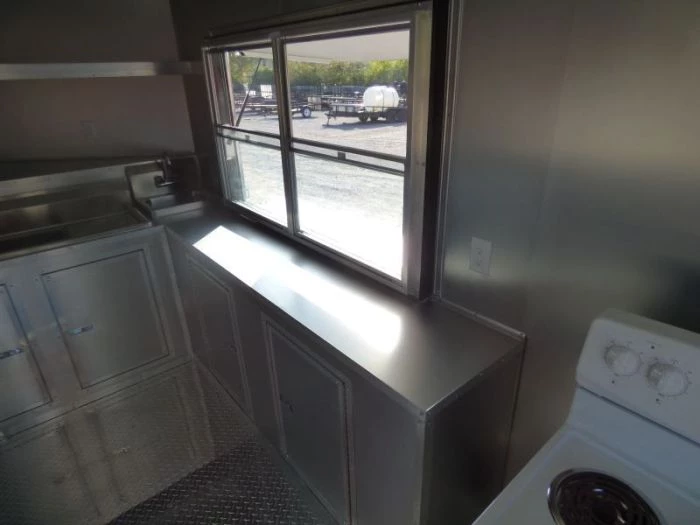 Concession Trailer Black 8.5' x 20' BBQ Smoker Event Catering Trailer 11 Concession Trailer Black 8.5' x 20' BBQ Smoker Event Catering Trailer - Image 11