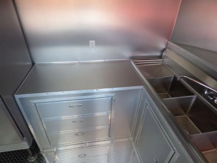 Concession Trailer Black 8.5' x 20' BBQ Smoker Event Catering Trailer 8 Concession Trailer Black 8.5' x 20' BBQ Smoker Event Catering Trailer - Image 8