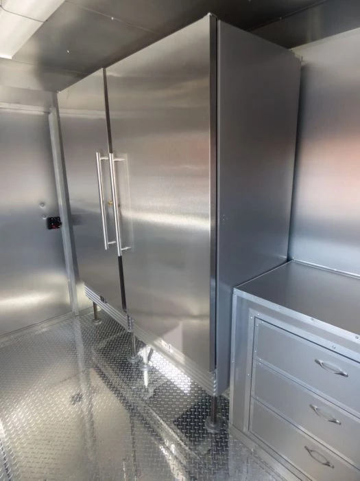 Concession Trailer Black 8.5' x 20' BBQ Smoker Event Catering Trailer 12 Concession Trailer Black 8.5' x 20' BBQ Smoker Event Catering Trailer - Image 12