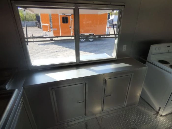 Concession Trailer Black 8.5' x 20' BBQ Smoker Event Catering Trailer 16 Concession Trailer Black 8.5' x 20' BBQ Smoker Event Catering Trailer - Image 16