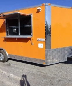 Concession Trailer Orange 8.5' x 16' Food Catering Event -Cheap Concession Trailers Shop p1060902