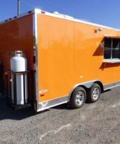 Concession Trailer Orange 8.5' x 16' Food Catering Event -Cheap Concession Trailers Shop p1060904