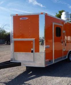 Concession Trailer Orange 8.5' x 16' Food Catering Event -Cheap Concession Trailers Shop p1060908