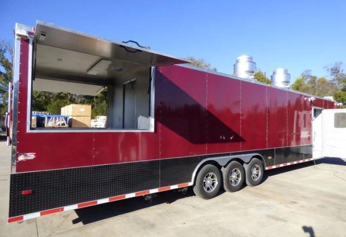 Concession Trailer Brandywine 8.5' x 43' BBQ Smoker Catering Event Trailer 32 Concession Trailer Brandywine 8.5' x 43' BBQ Smoker Catering Event Trailer - Image 32