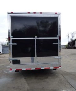 Concession Trailer Gooseneck Black 8.5' x 45' BBQ Smoker Event Catering Restroom -Cheap Concession Trailers Shop p1070320