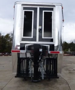 Concession Trailer Gooseneck Black 8.5' x 45' BBQ Smoker Event Catering Restroom -Cheap Concession Trailers Shop p1070325