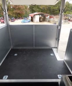 Concession Trailer Gooseneck Black 8.5' x 45' BBQ Smoker Event Catering Restroom -Cheap Concession Trailers Shop p1070334