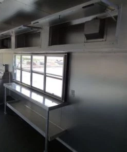 Concession Trailer Gooseneck Black 8.5' x 45' BBQ Smoker Event Catering Restroom -Cheap Concession Trailers Shop p1070340