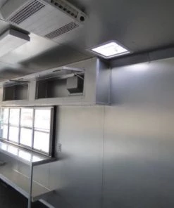 Concession Trailer Gooseneck Black 8.5' x 45' BBQ Smoker Event Catering Restroom -Cheap Concession Trailers Shop p1070341