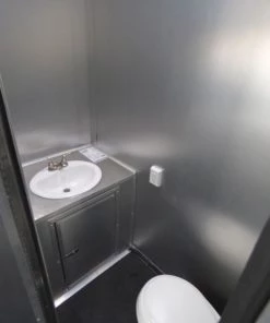 Concession Trailer Gooseneck Black 8.5' x 45' BBQ Smoker Event Catering Restroom -Cheap Concession Trailers Shop p1070345