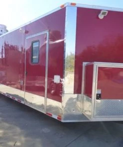 Concession Trailer Red 8.5' x 30' Catering Event Food Trailer -Cheap Concession Trailers Shop p1070403